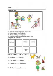 English worksheet: worksheet