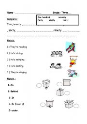 English worksheet: worksheet