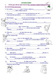 English Worksheet: Australian English. Part II. Tenses Revision. 