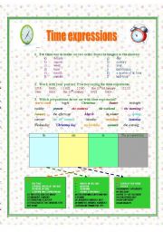 Time expressions