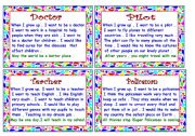 English Worksheet: jobs talk