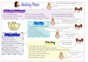 English Worksheet: Making Plans, making suggestions, accepting and declining offers to do something, freetime activities