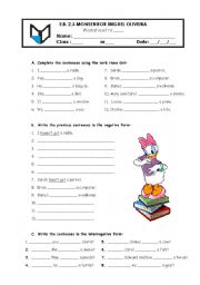 English Worksheet: Practise exercises using the verb Have got
