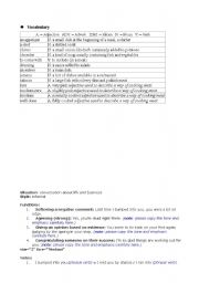 English worksheet: Talking English business