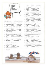 English Worksheet: Present Simple vs Present Continuous.