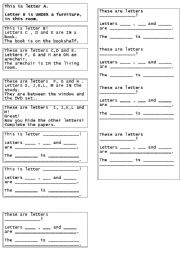 English Worksheet: Alphabet Hunt