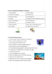 English worksheet: Present Perfect Exercises