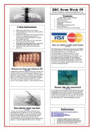 English Worksheet: BBC News Week 09