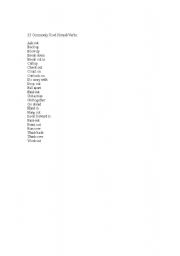 English Worksheet: Phrasal Verbs