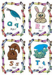 Animal Alphabet Q-Z