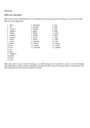 English Worksheet: Warm-up rhyme