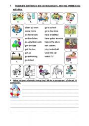 English Worksheet: WRITING