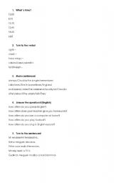English worksheet: usually, sometimes, never, always... - frequency adverbs