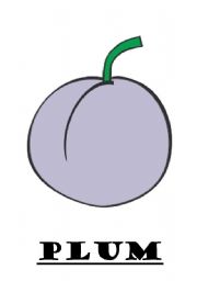 FRUITS FLASHCARDS (12)