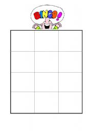 English Worksheet: Bingo game, telling time, 12 clocks to glue in.