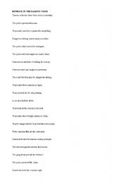English Worksheet: REWRITE IN THE PASSIVE VOICE