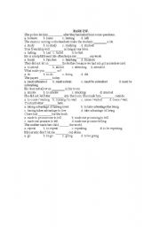 English Worksheet: Exercise on Bare infinitives