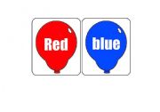 English worksheet: colours balloons