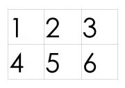 English Worksheet: Number Pelmanism