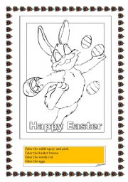 English worksheet: easter