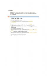 English worksheet: Parallelism