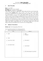 English Worksheet: ABOUT A BOY A FILM BY NICK HORNBY