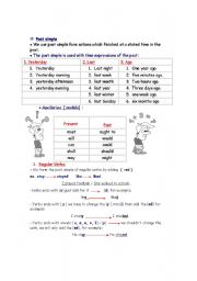 English worksheet: past simple