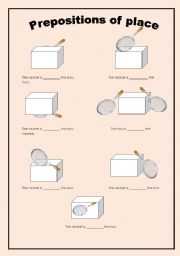 prepositions of place