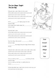 English Worksheet: Song 