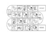 English Worksheet: Sports boardgame