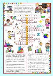 English Worksheet: Classroom objects and symbols Set (2) - Vocabulary related to Mathematics