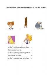 English Worksheet: Physical Appearance