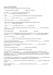English worksheet: for high achievers