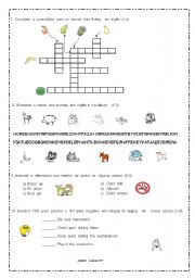 English worksheet: English Evaluation - Page 2