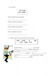 English worksheet: Simple Past