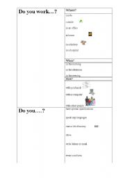 English Worksheet: Describing Jobs