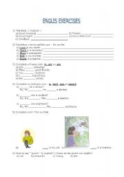 English worksheet: REVIEW