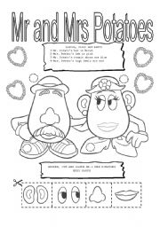 MR AND MRS POTATOES