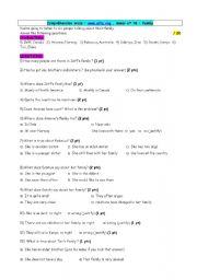 English worksheet: adventures