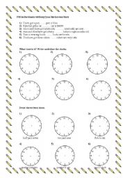 English worksheet: mixed handout