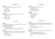 English worksheet: 4 Situations