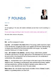 English Worksheet: 7 POUNDS