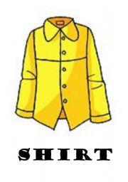 English Worksheet: CLOTHES FLASHCARDS