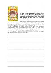 English Worksheet: written production - sequencing