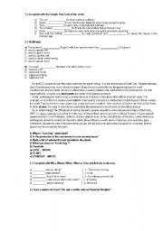 English worksheet: General