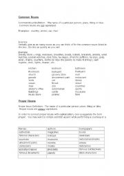 English worksheet: Nouns