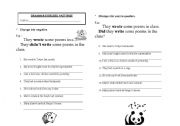 English worksheet: past tense exercises