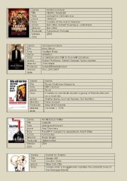 English Worksheet: Film cards 1