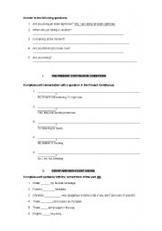 English worksheet: TENSES TEST PART4