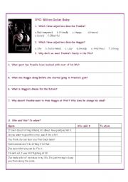 English Worksheet: DVD: Million Dollar Baby